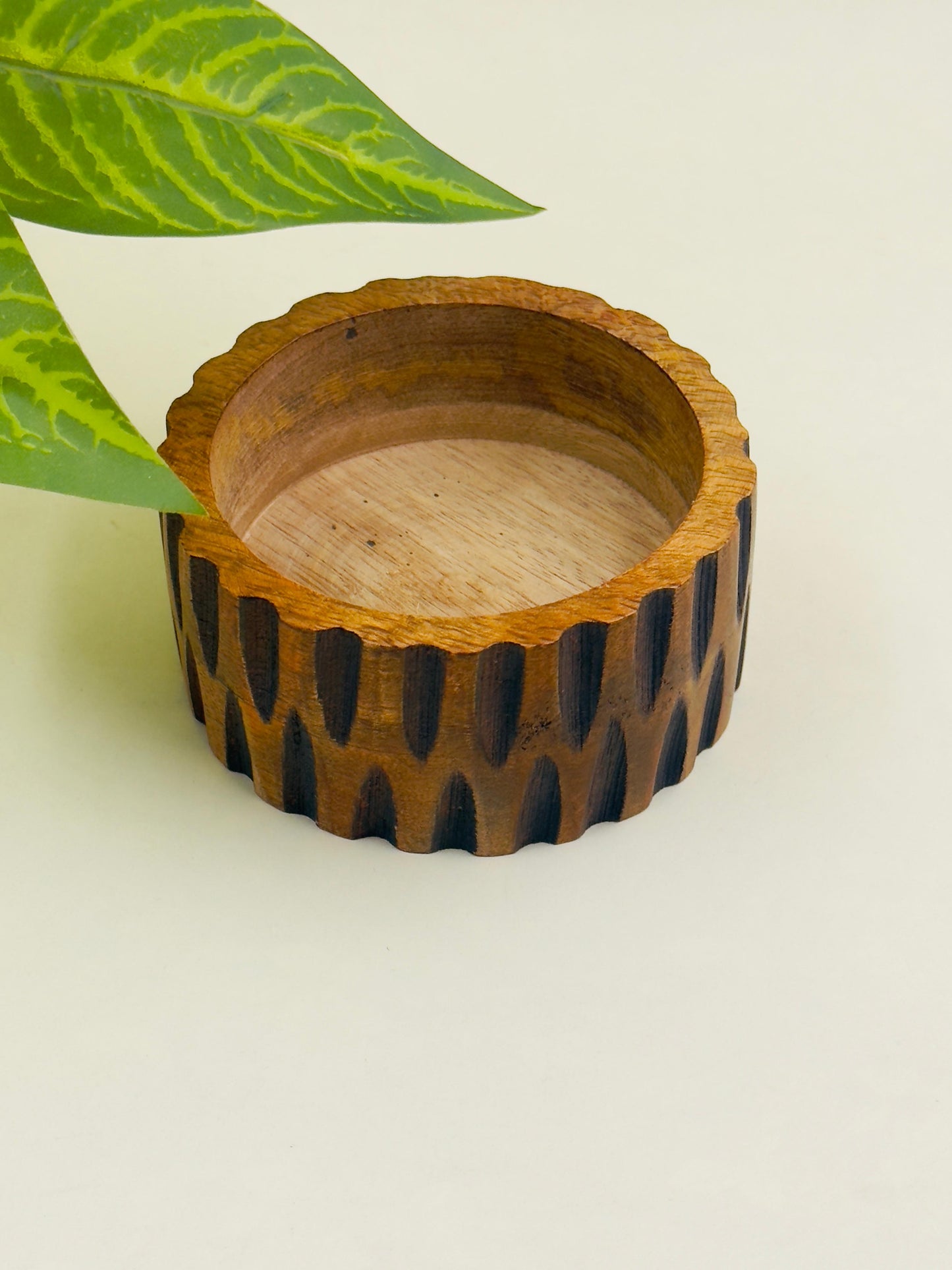 Large wooden decorative bowls for living room