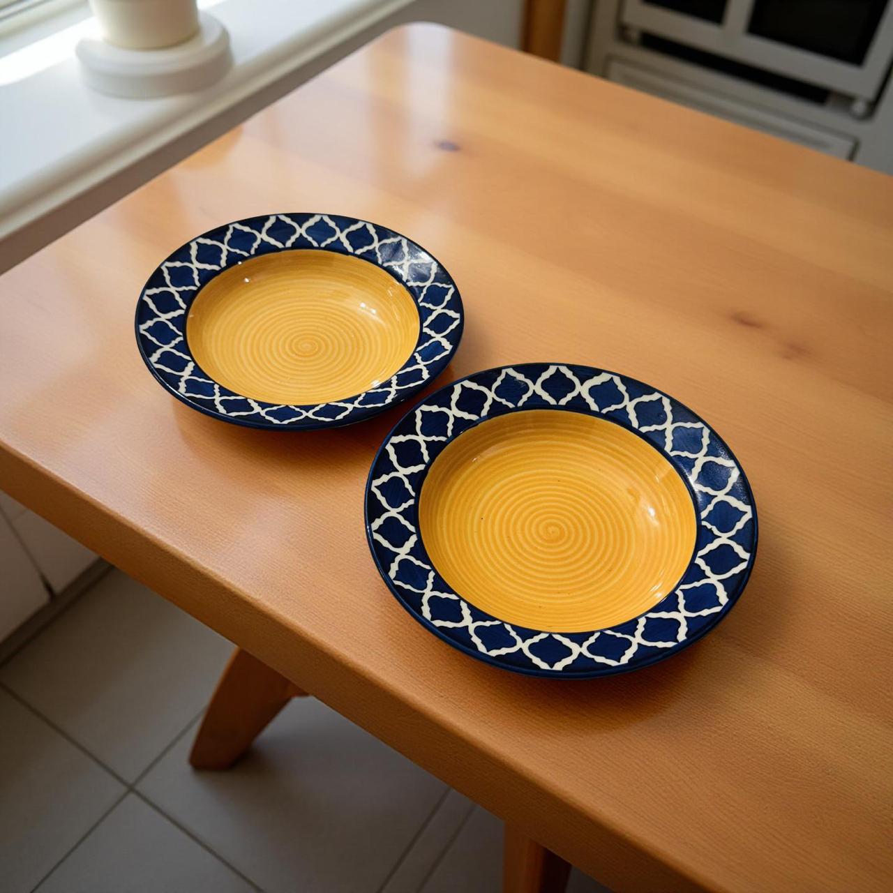 Bold & Built: Ceramic Pasta Plates with Energy