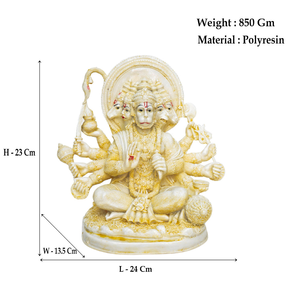 Ganesh and Hanuman idol set for home decoration
