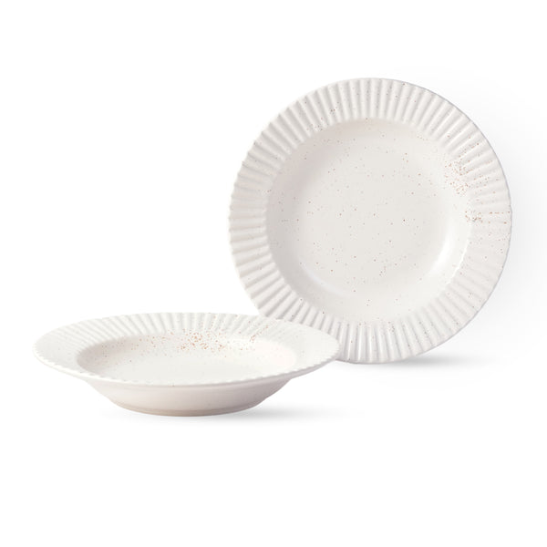 Minimalist Ceramic Pasta Plates (Set of 2)