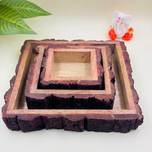 Sustainable wooden tableware