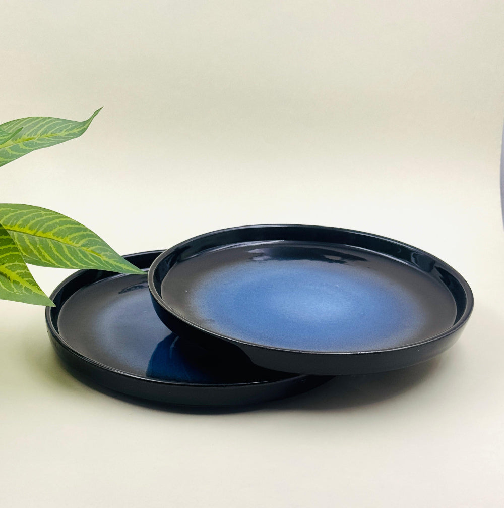Minimalist flat dinner plates for contemporary homes