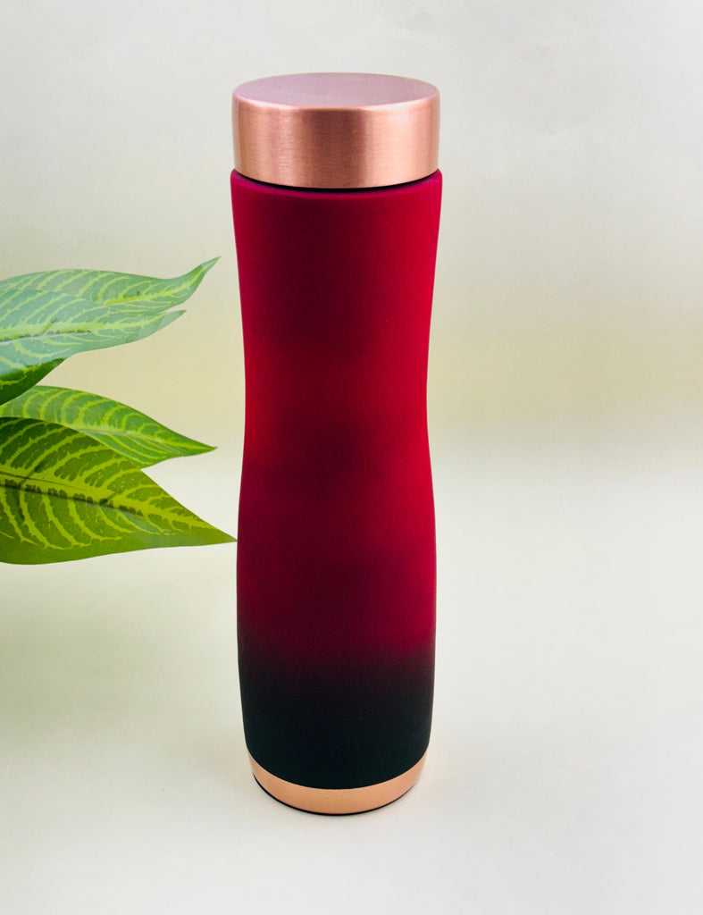 New Look Velvet Finish Pure Copper Water Bottle