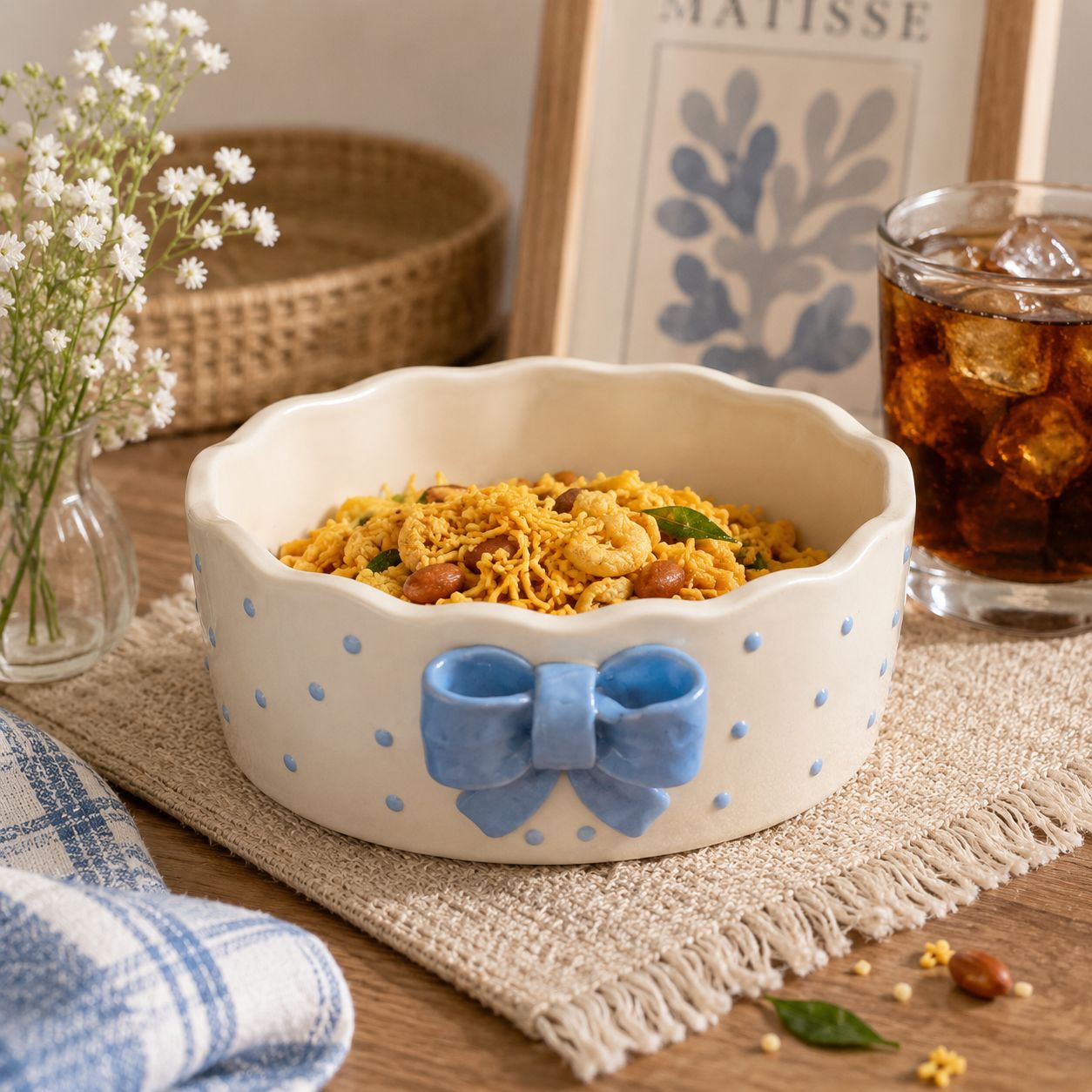 Aesthetic cottagecore and coquette-inspired design for modern kitchen decor