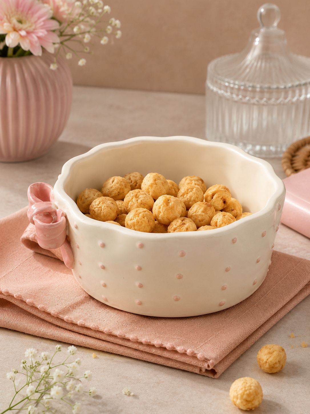 Perfect for serving biscuits, snacks, desserts, fruits, pasta, ice cream & dry snacks