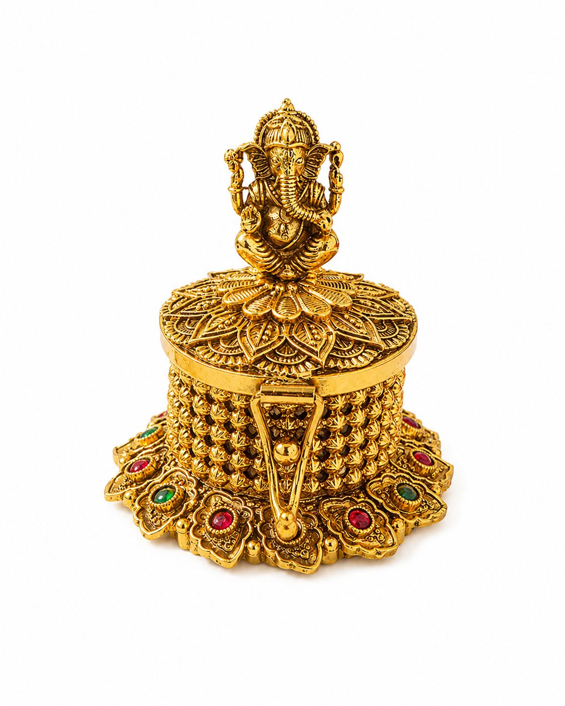Multipurpose kumkum dabbi suitable for bridal trousseau, wedding rituals & return gifting