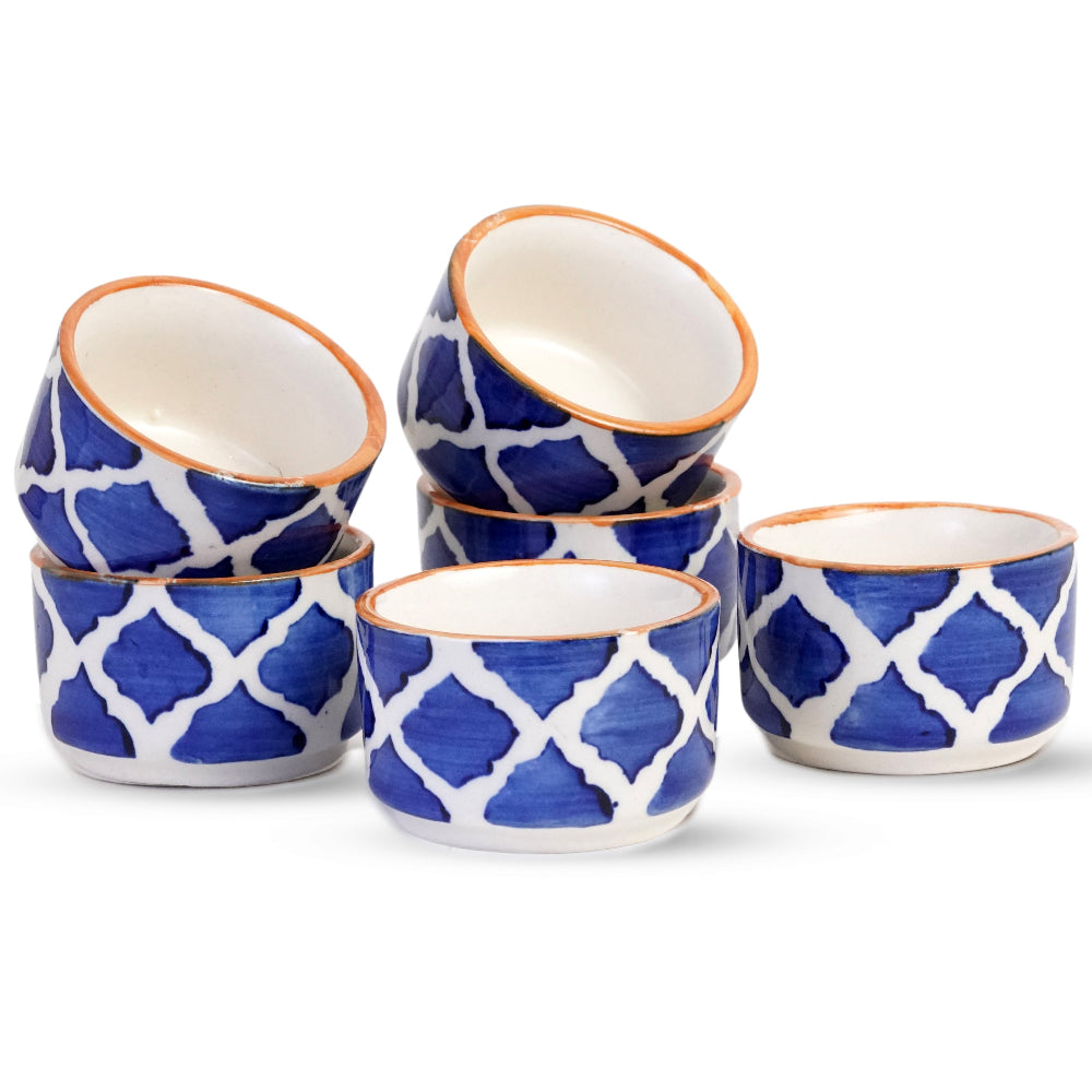 Ceramic Chutney Dip Bowl  Set of 6