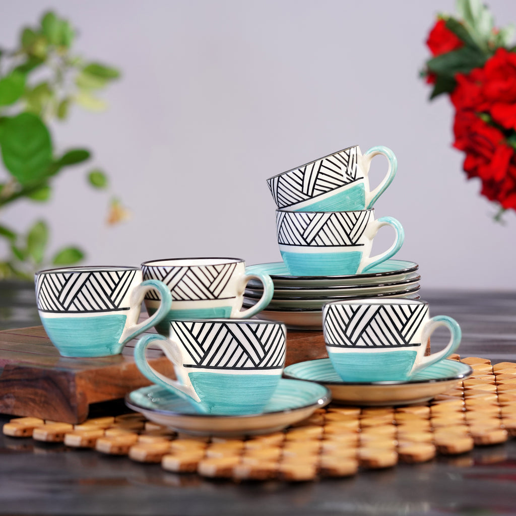 Ceramic Cup and Saucer Set