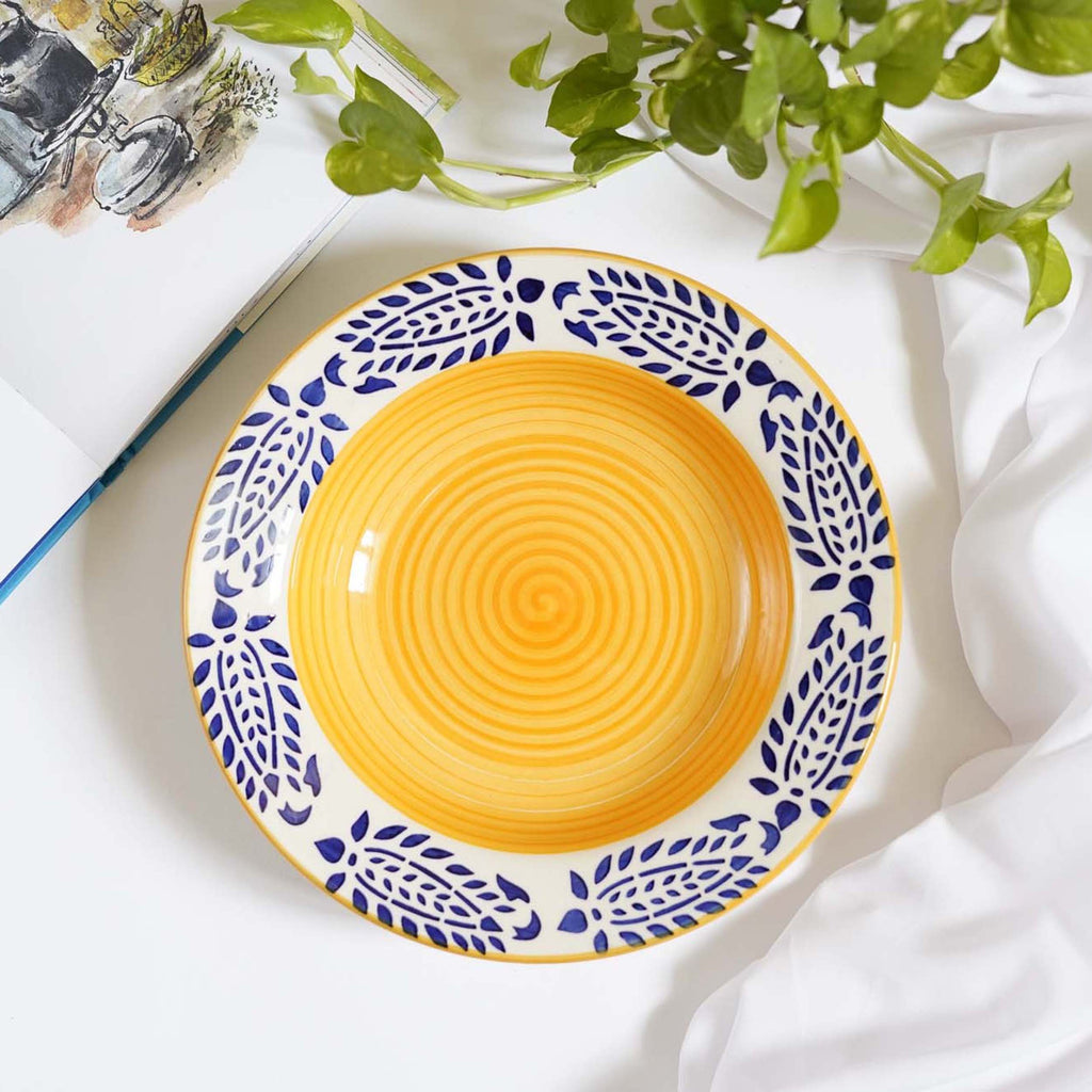 Ceramic Pasta Deep Dish Plate