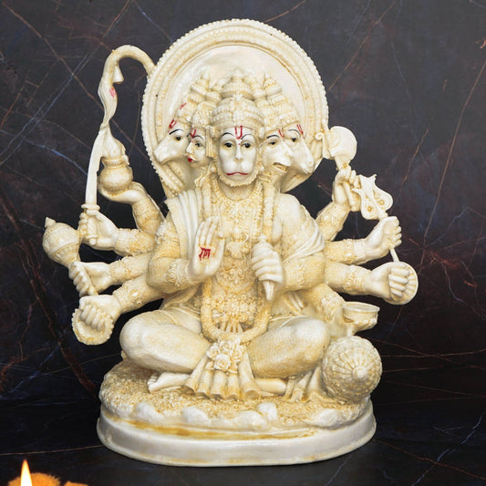 Durable marble Hanuman statue for temples