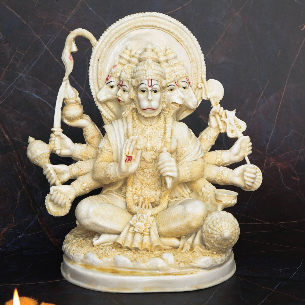 Durable marble Hanuman statue for temples
