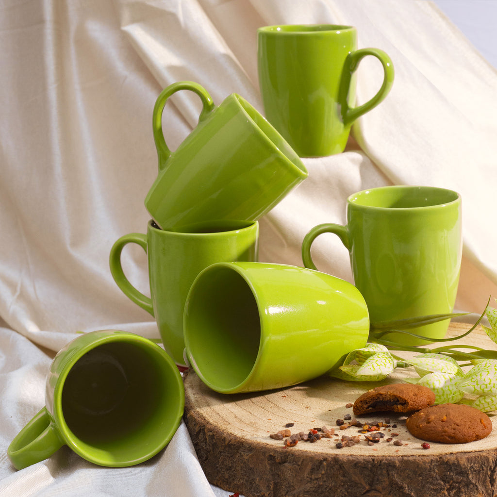 Ceramic Coffee Mugs 250 ml Set of 6