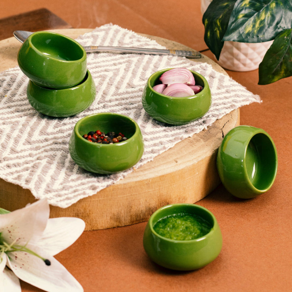 personalized ceramic chutney bowls for gifting